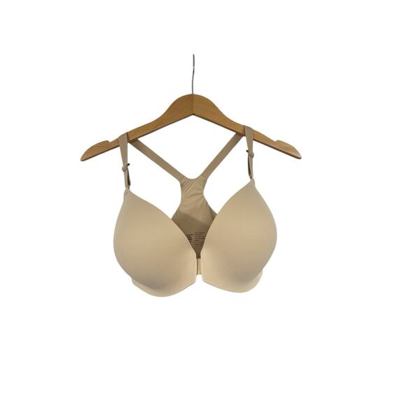 Soma Enbliss Racerback Front Close Wired Bra Nude Beige Womens 36DDD - Picture 1 of 4